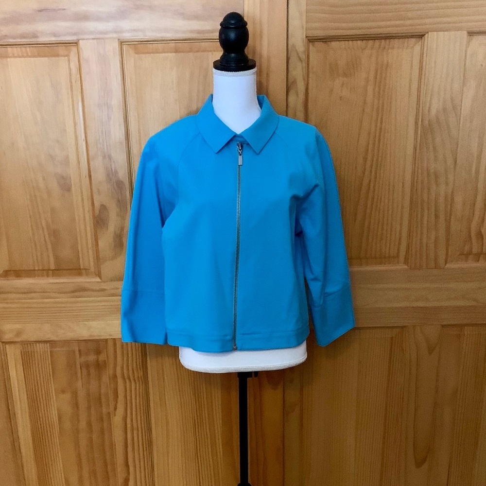Raoul Blue BikerJacket-Zipper Closure-Size 10